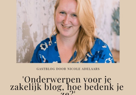 Onderwerpen zakelijke blog