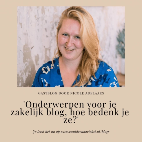 Onderwerpen zakelijke blog